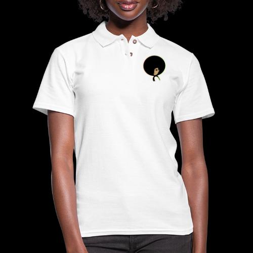 Half Fro - Women's Pique Polo Shirt