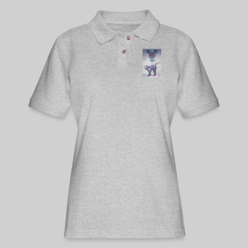 Trans Satanic Cat - Women's Pique Polo Shirt