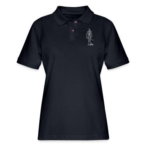 Gothic Knight Men's Standard Black T-shirt - Women's Pique Polo Shirt