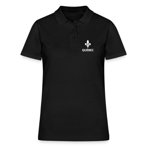 Québec - Polo en coton piqué pour femmes