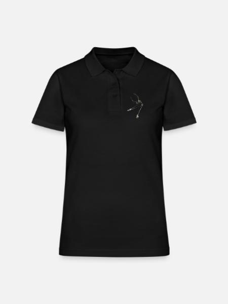 Ice Dancer - Women's Pique Polo Shirt - black - Front
