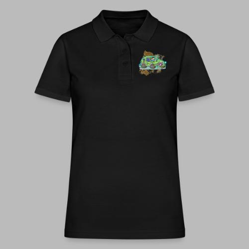 Ongher's UFO Crashed Car - Women's Pique Polo Shirt
