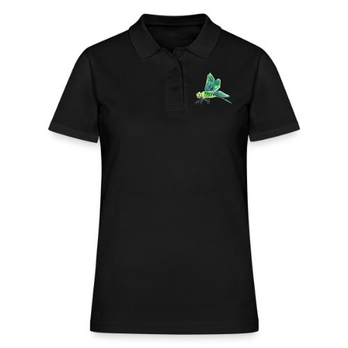 green dragonfly - Women's Pique Polo Shirt