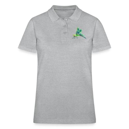 green dragonfly - Women's Pique Polo Shirt