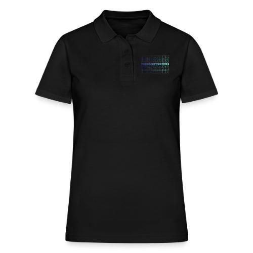 The Hockey Writers Blue Fade - Women's Pique Polo Shirt