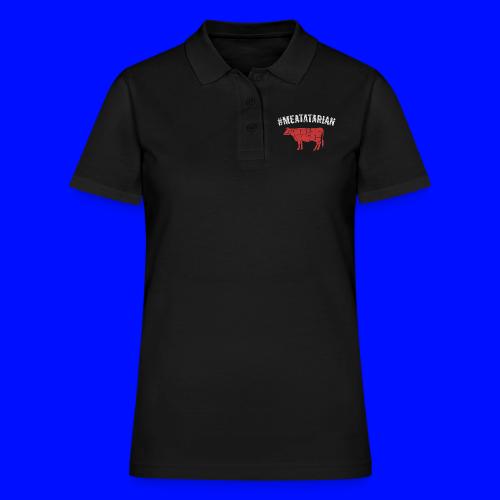 Meatatarian Print - Women's Pique Polo Shirt