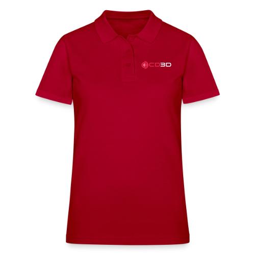 CD3D Transparency White - Women's Pique Polo Shirt
