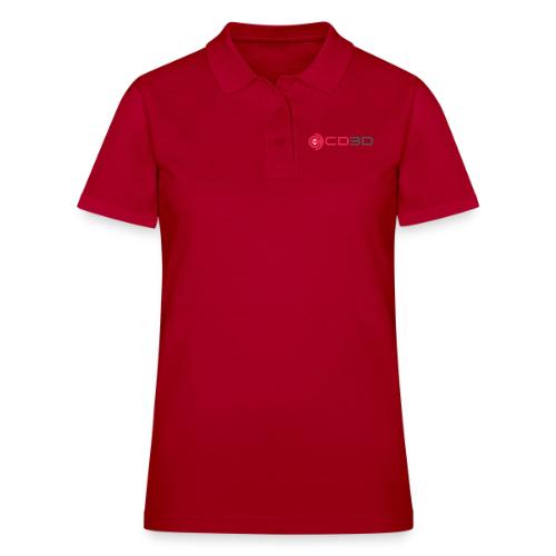 CD3D Transparency Grey - Women's Pique Polo Shirt