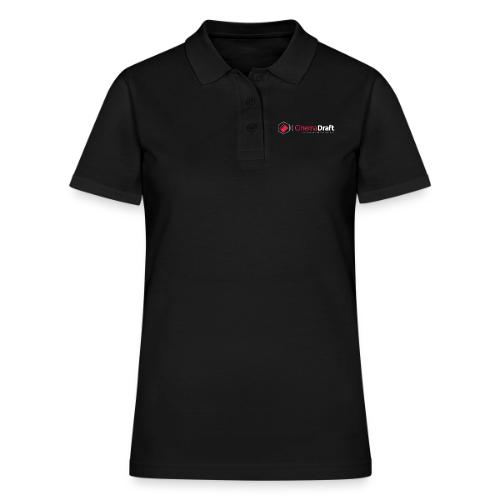 CinemaDraft Full Logo Transparency FINAL - Women's Pique Polo Shirt