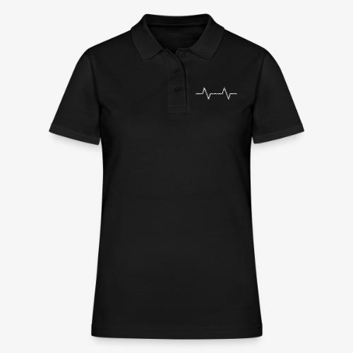 Bike Chain Heartbeat - Women's Pique Polo Shirt