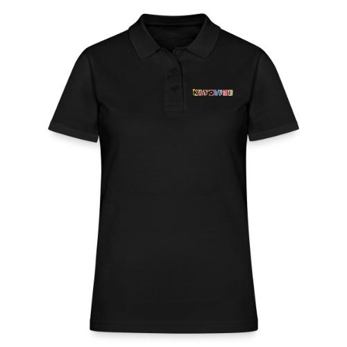 KAYOHVEE SCRAPBOOK CAMO (Double Sided + Sleeve) - Women's Pique Polo Shirt