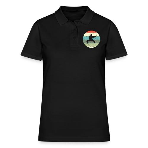 Judo Retro Vintage - Women's Pique Polo Shirt