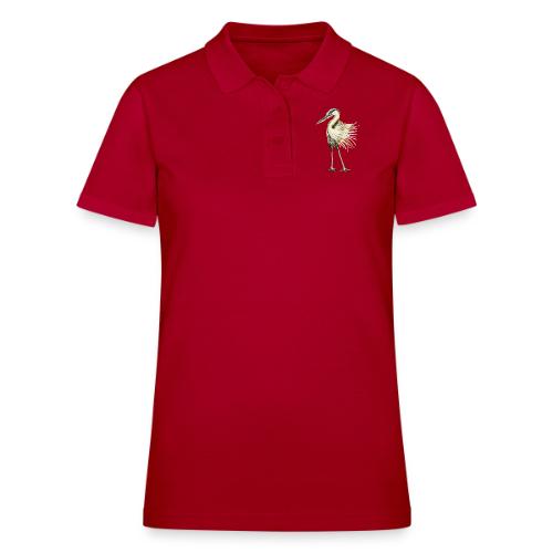 Great Blue Heron - Women's Pique Polo Shirt