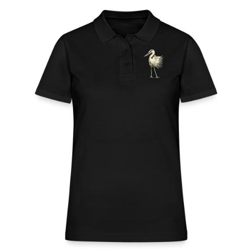 Great Blue Heron - Women's Pique Polo Shirt