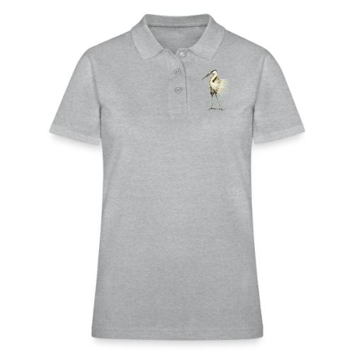 Great Blue Heron - Women's Pique Polo Shirt