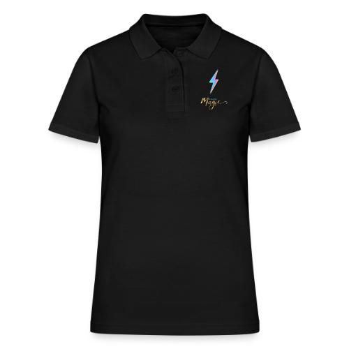 Team Magic With Lightning Bolt - Women's Pique Polo Shirt