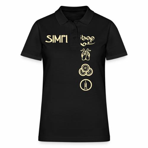 simplesymbolsvert - Women's Pique Polo Shirt