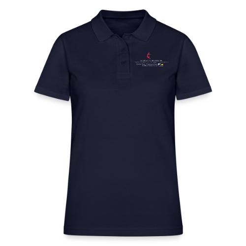 FUMCSD Logo (white text) - Women's Pique Polo Shirt
