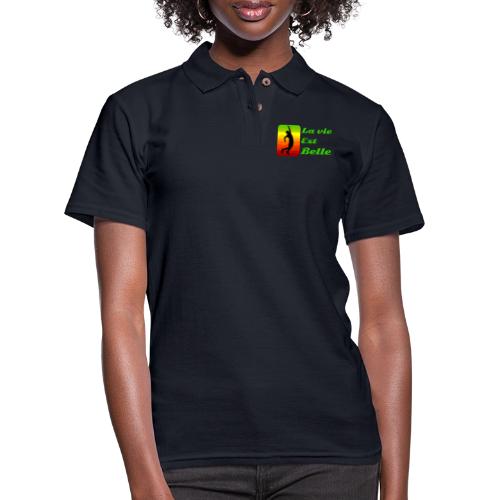 La vie est belle - Women's Pique Polo Shirt