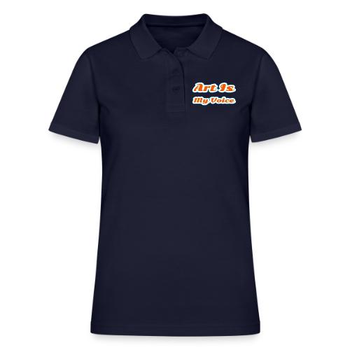 Art Is My Voice — Express Yourself Script - Women's Pique Polo Shirt
