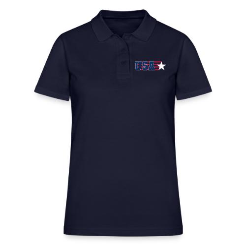 Star Stripe USA - Women's Pique Polo Shirt