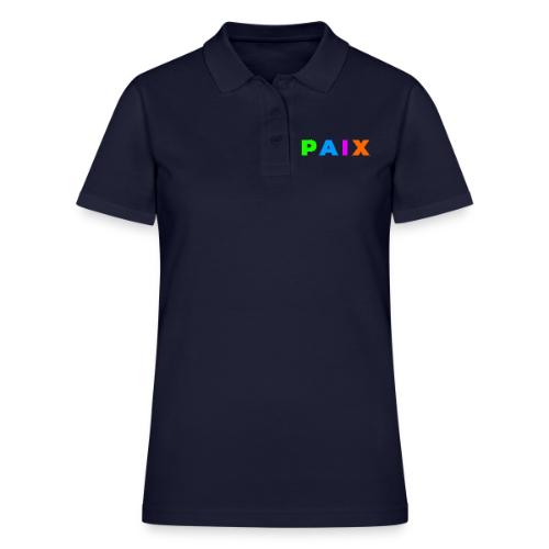 Peace in Colour - Women's Pique Polo Shirt