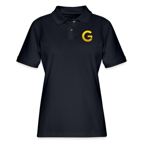 Goldencami s Gold G - Women's Pique Polo Shirt