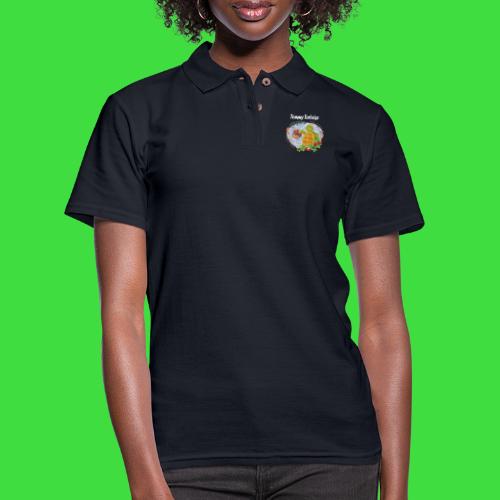 Tommy Tortoise black - Women's Pique Polo Shirt