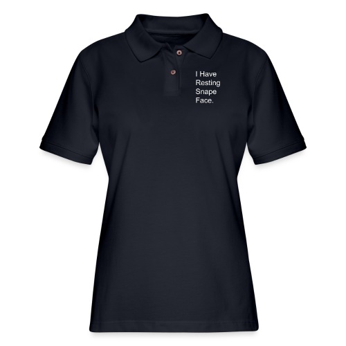 I Have Resting Snape Face. - Women's Pique Polo Shirt