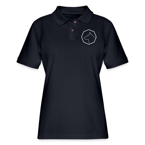 Hexagon husky dark - Women's Pique Polo Shirt