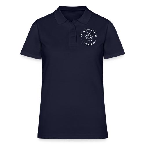 Favorite breed? Rescued dog! - Women's Pique Polo Shirt