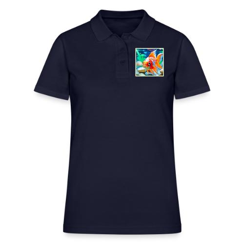 Elegant Aquarium Pet Fish - Women's Pique Polo Shirt