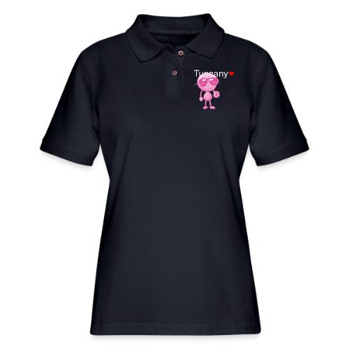 Smoon City_Tuscany Pink - Women's Pique Polo Shirt