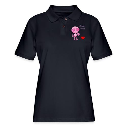Smoon City_Viareggio Tuscany Pink - Women's Pique Polo Shirt