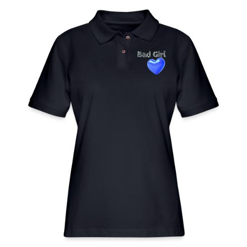 Smoon City_Bad Girl - Women's Pique Polo Shirt
