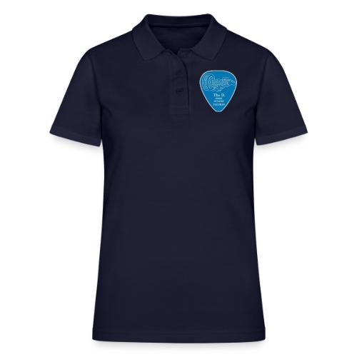 THE D® PICK WHEEL BLUE SILVER - Women's Pique Polo Shirt