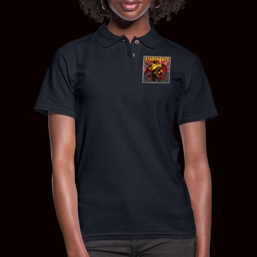 The Diablo Taco Spicy Demon Character - Women's Pique Polo Shirt