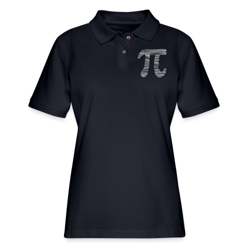 Pi 3.14159265358979323846 Math T-shirt - Women's Pique Polo Shirt