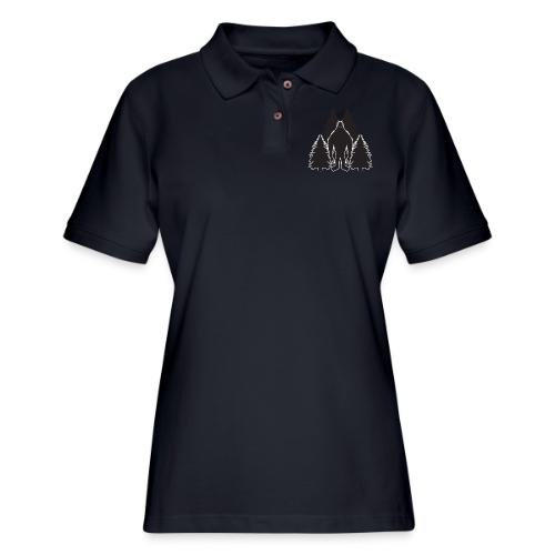 Bigfoot Trees - Women's Pique Polo Shirt