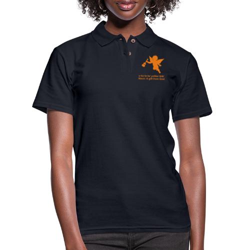 Ukulele Definition - Women's Pique Polo Shirt