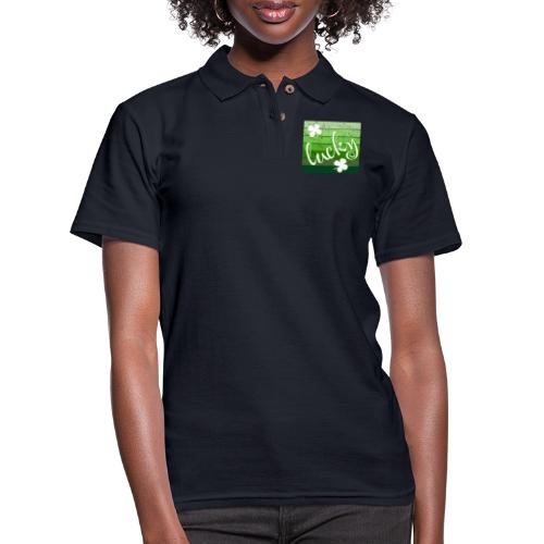 lucky - Women's Pique Polo Shirt