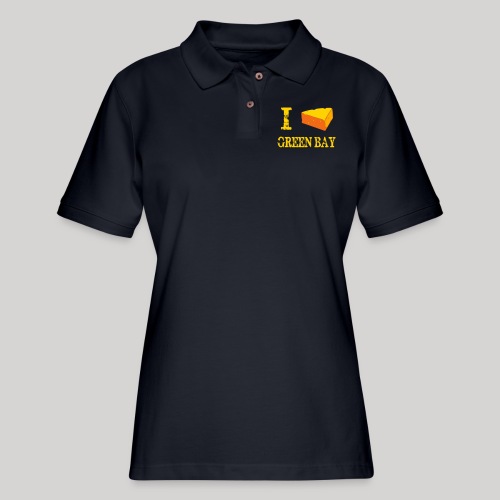I cheesehead GB - Women's Pique Polo Shirt