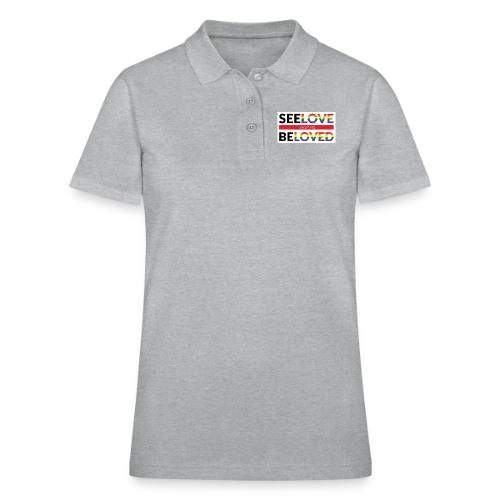 FUMCSD See Love, Be Loved: white design background - Women's Pique Polo Shirt
