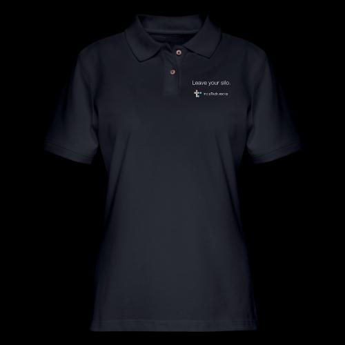 Leave Your Silo - Women's Pique Polo Shirt