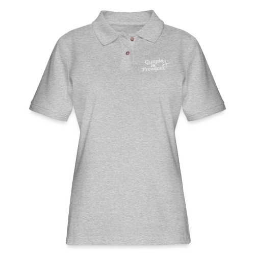 Freedom Men's T-shirt — Banshee Black - Women's Pique Polo Shirt