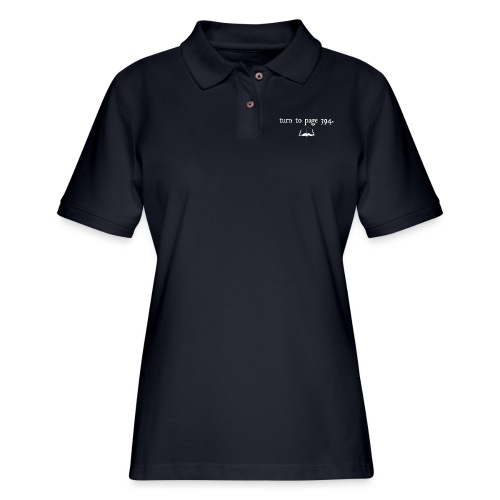 turn to page 394 - Women's Pique Polo Shirt