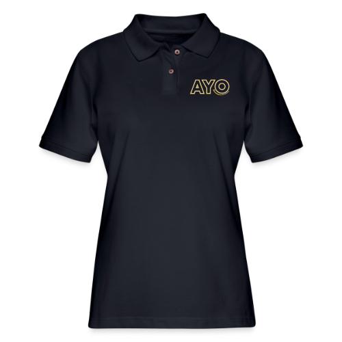 AyoGaming's Logo v1 - Women's Pique Polo Shirt