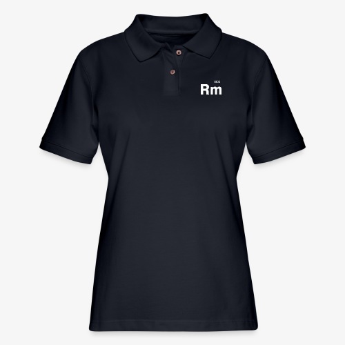 Real Madrid White.png - Women's Pique Polo Shirt