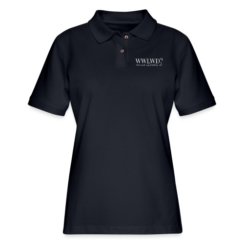 What Would Lady Whistledown Do? - Women's Pique Polo Shirt