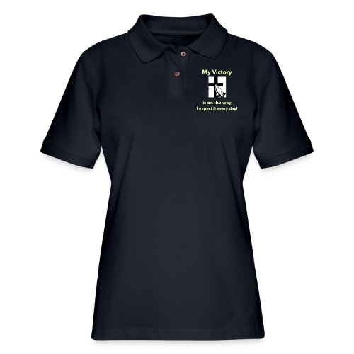 My Victory is on the way... - Women's Pique Polo Shirt